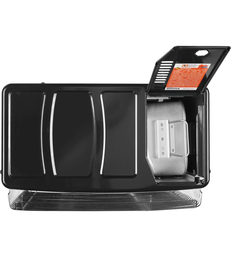 STUFA A COMBUSTIBILE LIQUIDO QLIMA "R3224X" NERO 2,4 KW